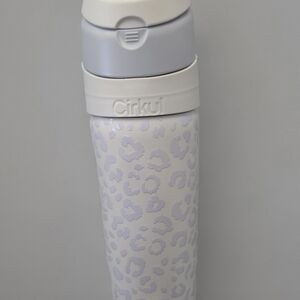 Cirkul White Leopard Thermos Bottle